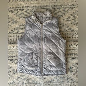 Dry Goods Reversible Grey Sherpa Vest - Medium